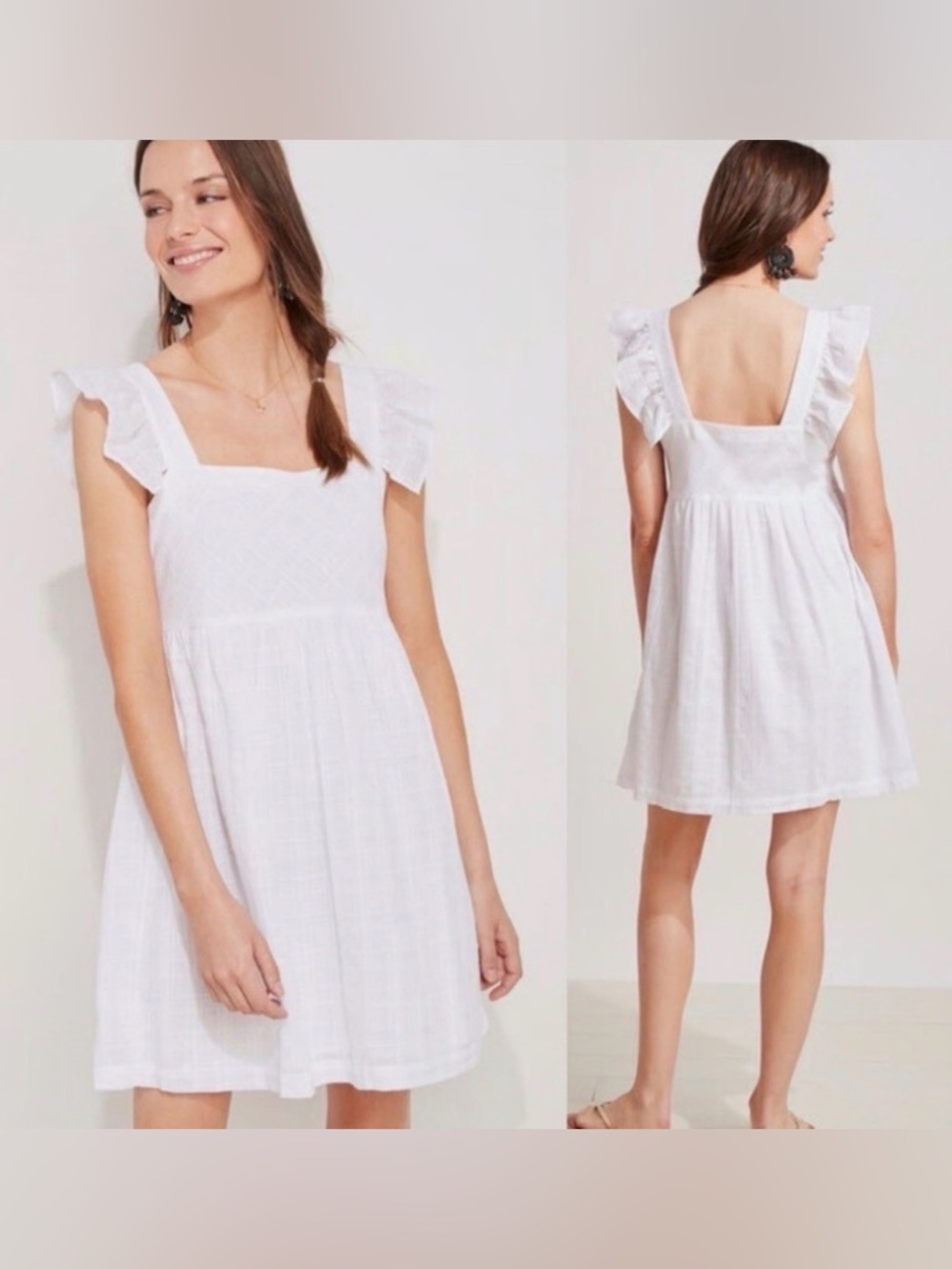 Vineyard Vines White Cotton Dress